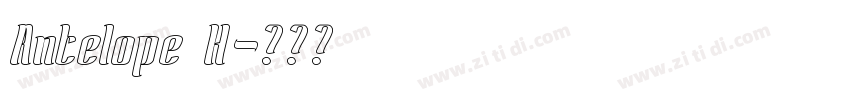 Antelope H字体转换